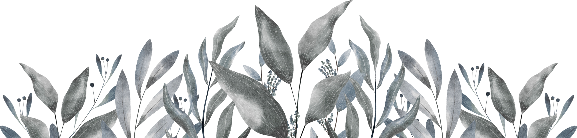 Blue Leaf Background